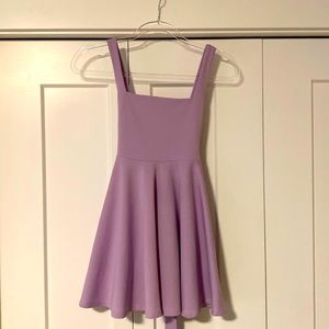 Lucy in the Sky lavender skater dress.